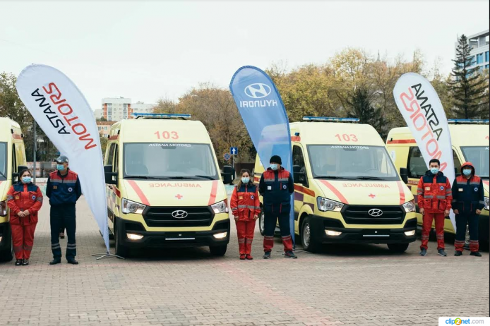 «АСТАНА МОТОРС» КОМПАНИЯСЫ НҰР-СҰЛТАН ҚАЛАСЫНА ЖАҢА HYUNDAI H350 AMBULANCE РЕАНИМОБИЛЬДЕРІН ЖЕТКІЗДІ.